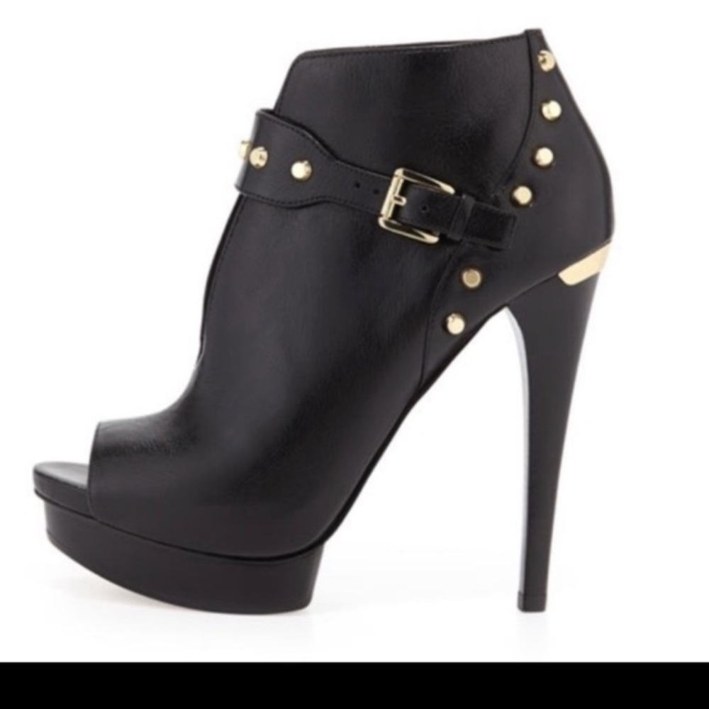 Super sexy Michael Kors Ailee Studded Peep-Toe Bootie - Picture 4 of 16